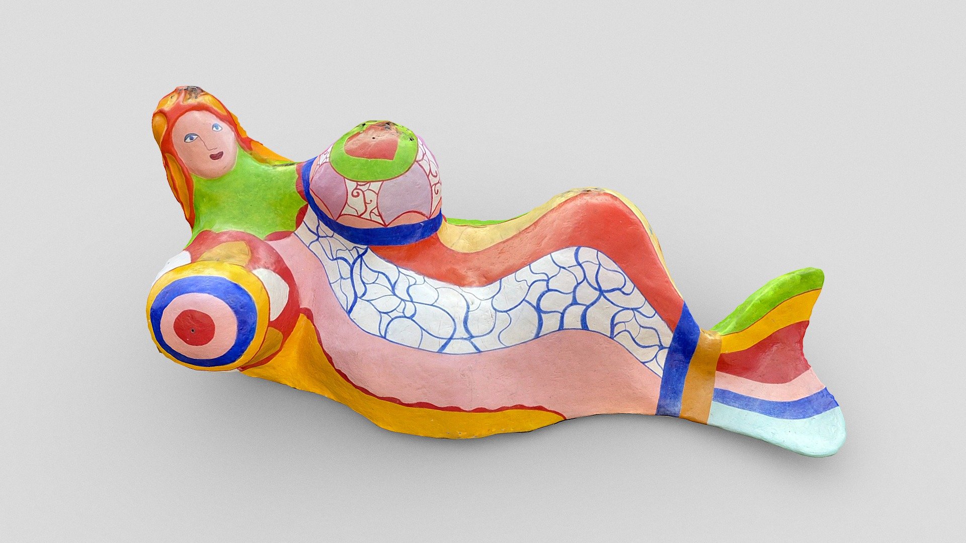 Stravinsky Fountain: the Mermaid