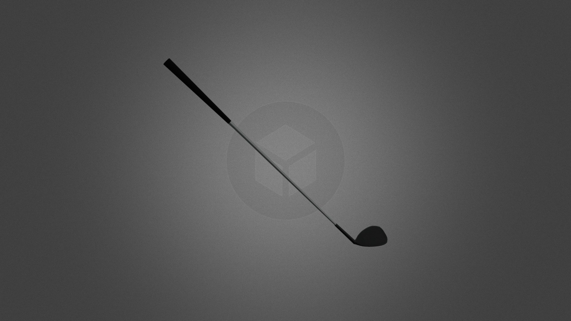Hard surface model 52° Wedge golf club 3D model by ryanogrady