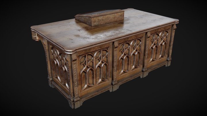 Dumbledore's desk 3D Model