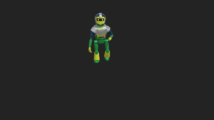 RoboBio andando em circulo 3D Model