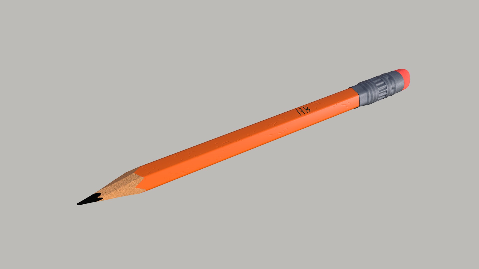 3D model Pencil - This is a 3D model of the Pencil. The 3D model is about a close-up of a pen.