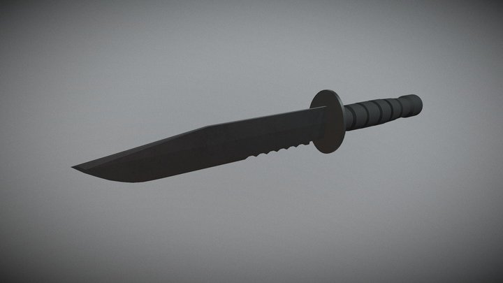 Knife M9 Bayonet 3D Model