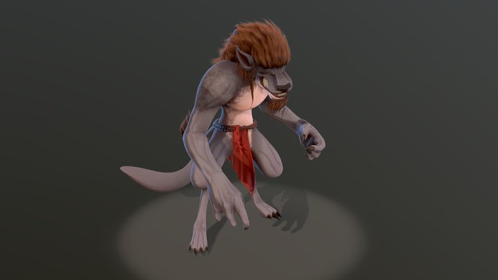 Werewolf - Animal transformation 3D Model