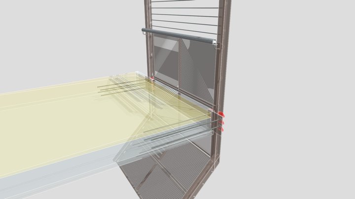 Modulo Parapetto Debba 3D Model