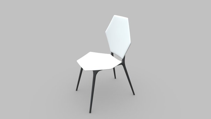 Hexagonal Chair 3D Model
