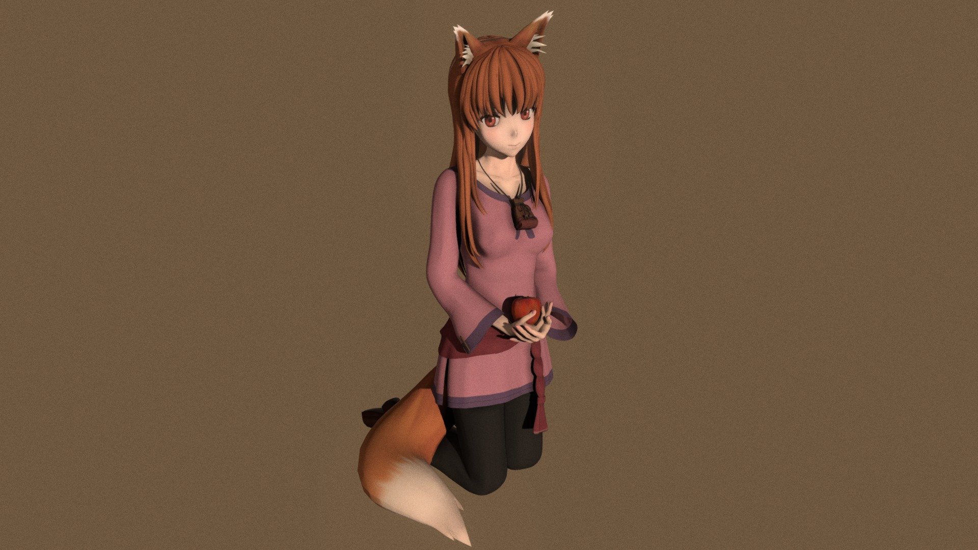 Horo 01 Buy Royalty Free 3d Model By 3d Anime Girls Collection 3d