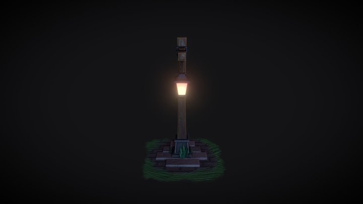 lamp post 3D Model