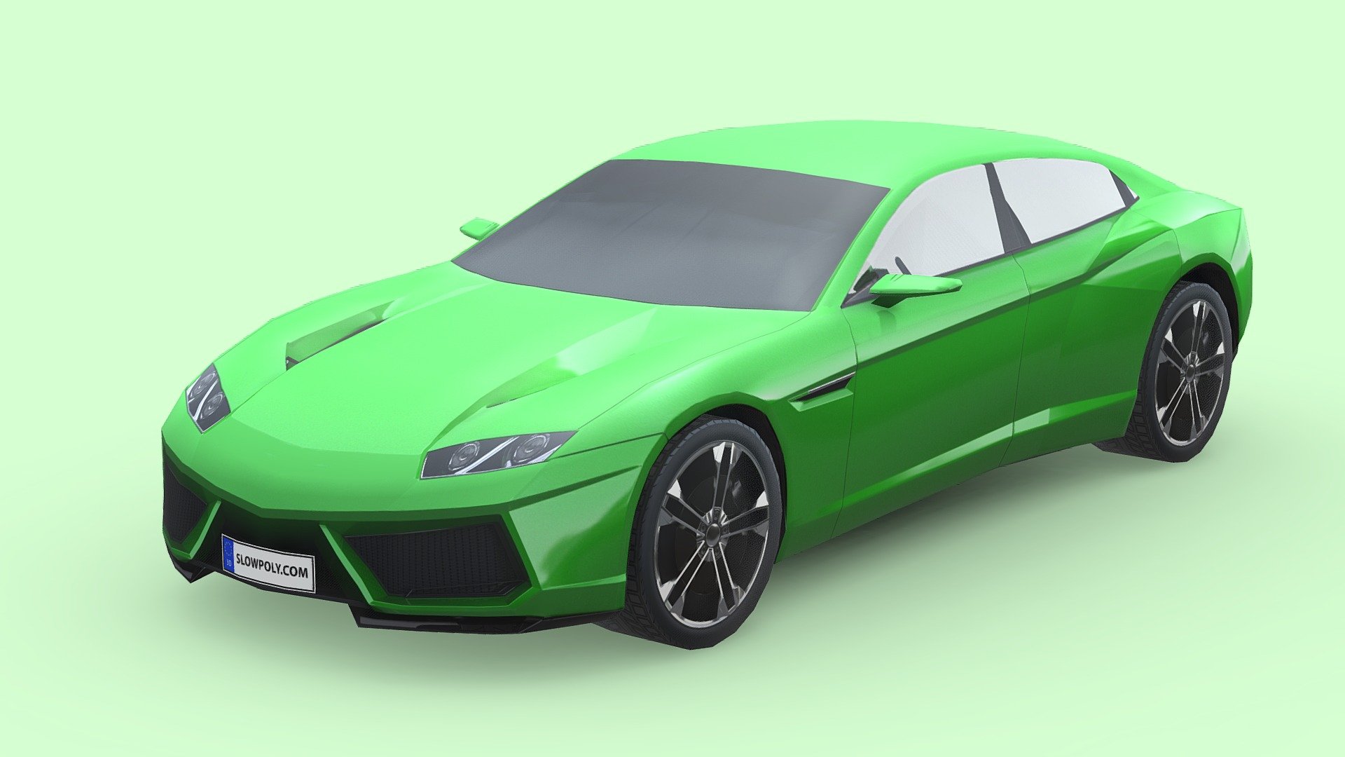 Lamborghini Estoque 2008 - Buy Royalty Free 3D model by slowpoly ...