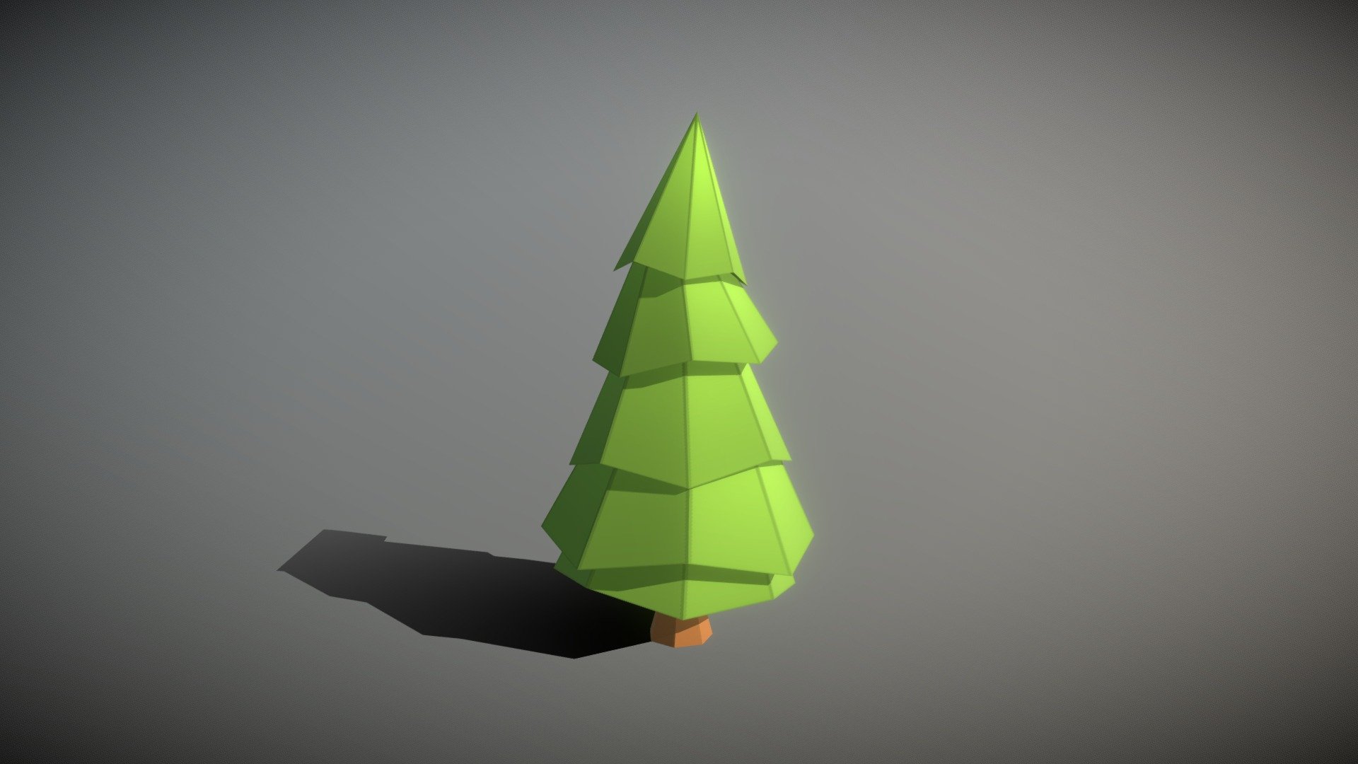 Low Poly Tree Concept