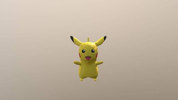 Marta Pikachu 3D Model