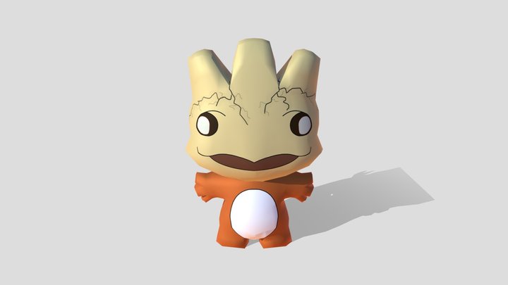 Monstro 1 (fire/rock) 3D Model