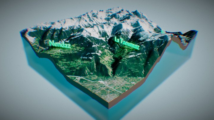 La Tzoumaz-Verbier-Nendaz 3D Model