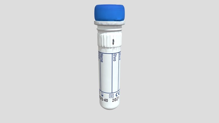 VetVial_with_ Blue_ Cap_obj – Modelo 3D gratuito STL