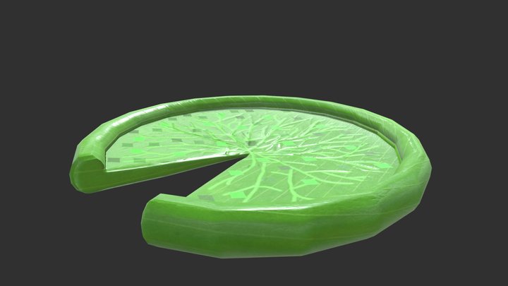 Glittering Lilypad 3D Model