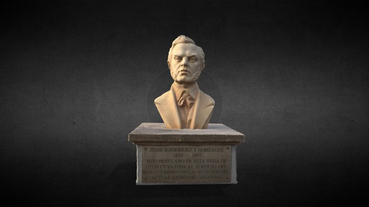 Busto de Juan Rodriguez Y González 3D Model