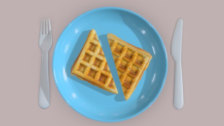 Waffles 3D Model