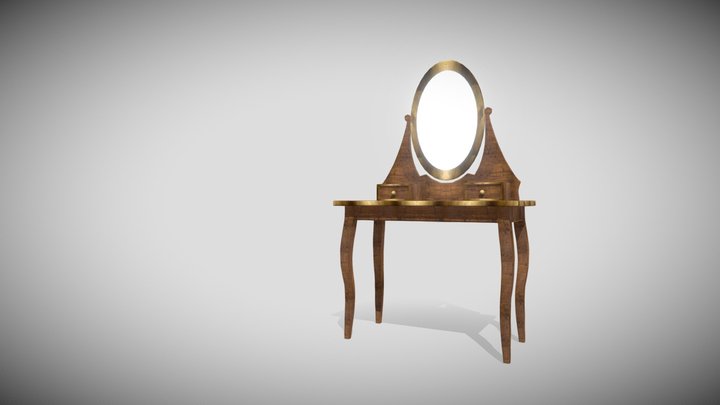 Hemnes Dressing Table 3D Model