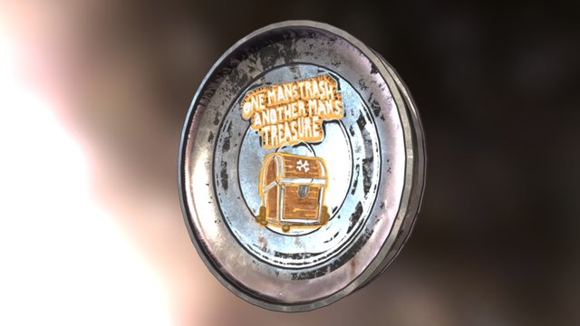 Taking Out The Trash - Shield V1.0 3D Model