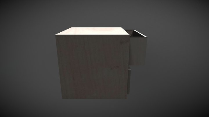 Bedside Table 3D Model