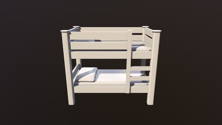 Bunk Bed 3D Model