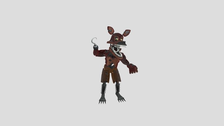 Foxyv3 Rigged 3D Model