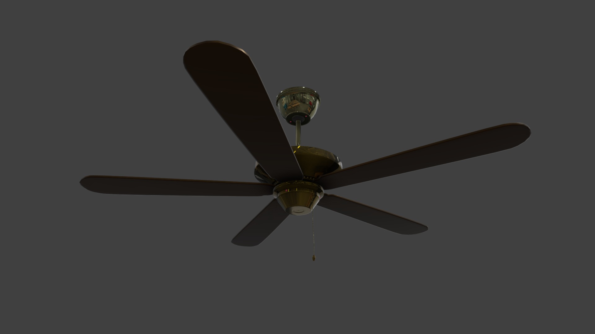 3D model HGPtrong AB - This is a 3D model of the HGPtrong AB. The 3D model is about a ceiling fan with a light.