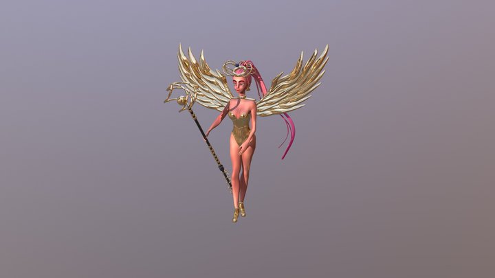 Diosa Egipcia 3D Model