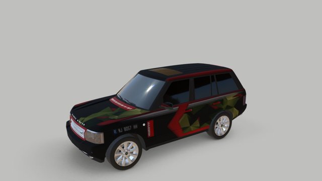 Reng Rover 3D Model