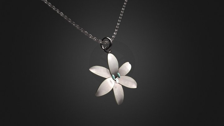 Lily Necklace 3D Model