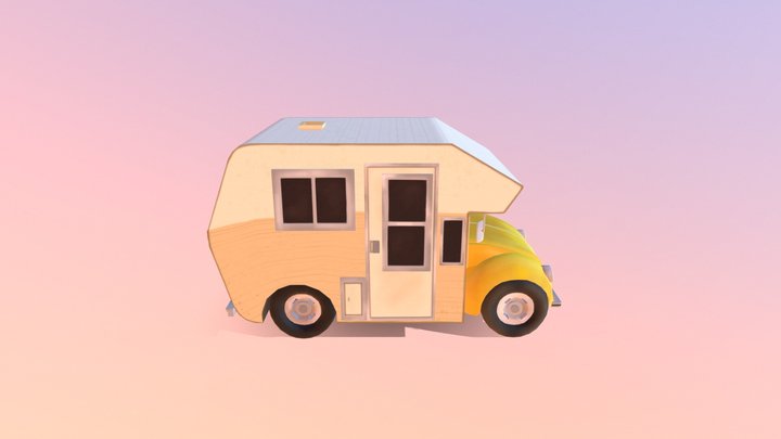 Mini Motorhome 3D Model