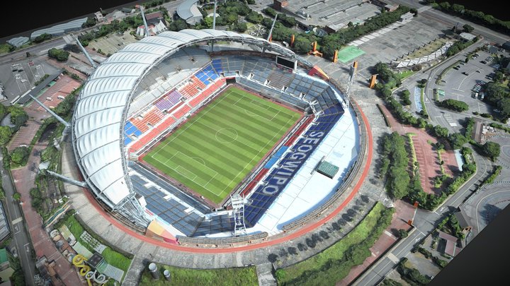 KOREA Jeju World Cup Stadium - 제주월드컵경기장 3D Model