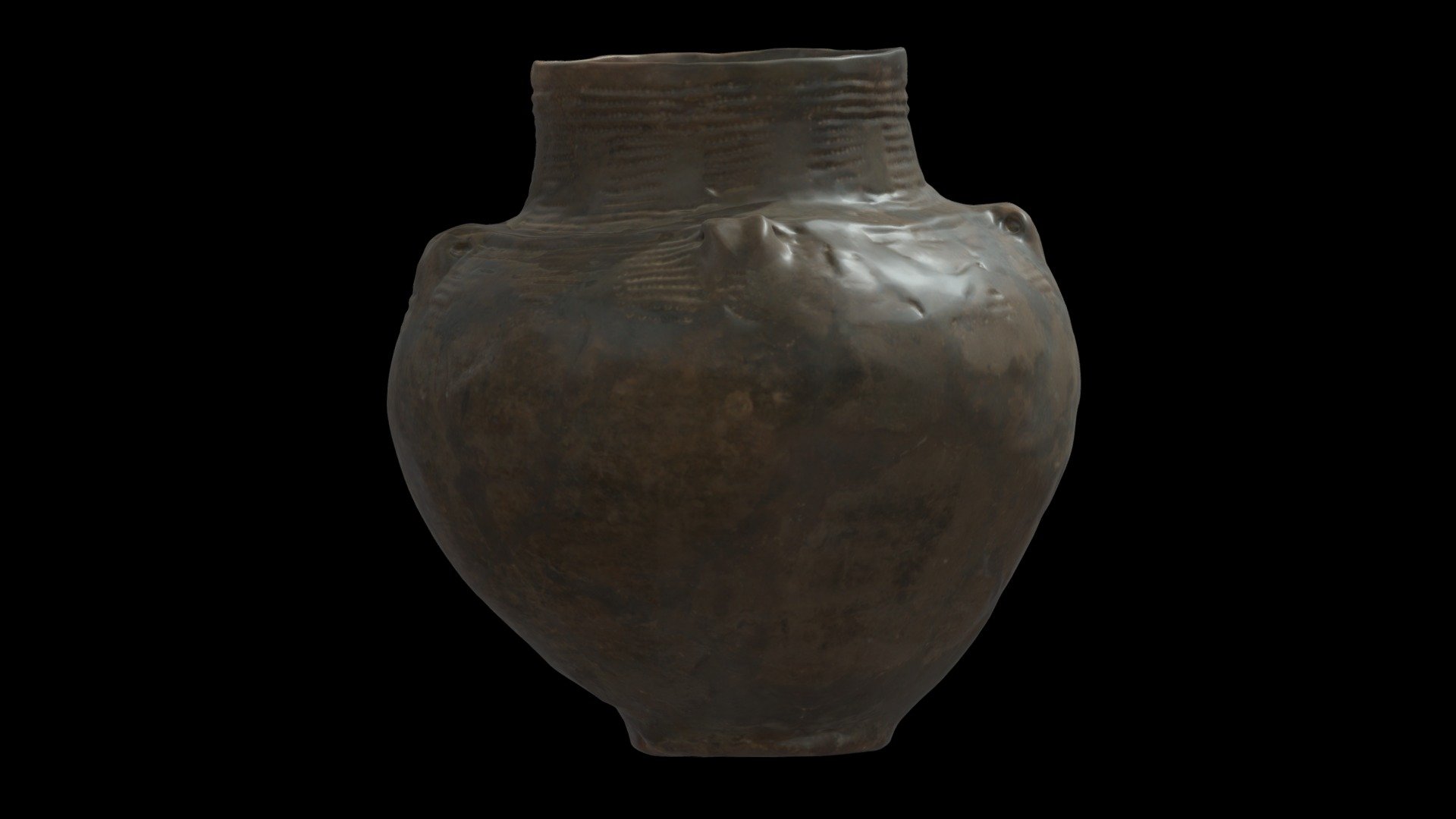 Globular amphora culture vessel from Ocnița - 3D model by The National ...