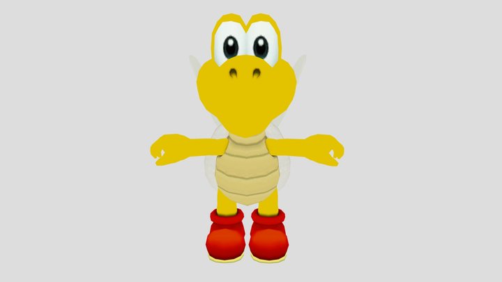 Mario Superstar Baseball - Koopa/Paratroopa – Free 3D Model STL