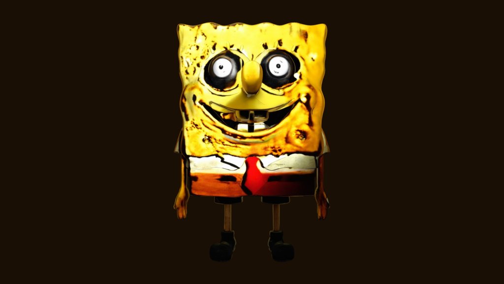Meshy AI - Cursed AI SpongeBob Puppet