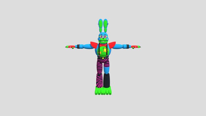 glamrock_bonnie 3D Model