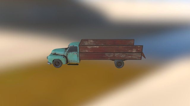 Old truck 3D Model