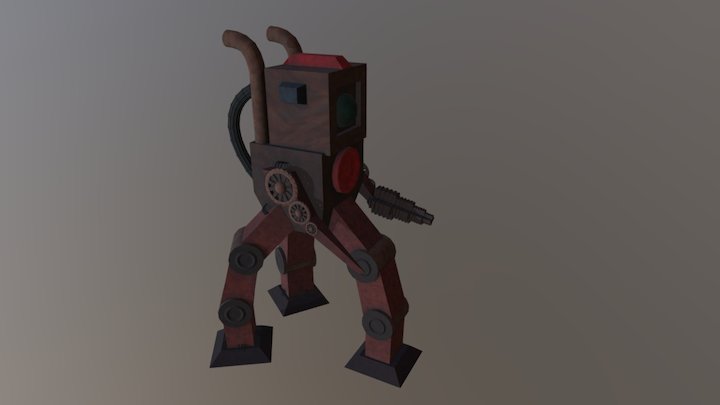 Abandoned robot 3D Model