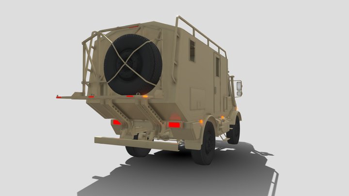 Unimog – Atlas 4×4 3D Model