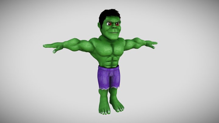 Hulk 3D Model
