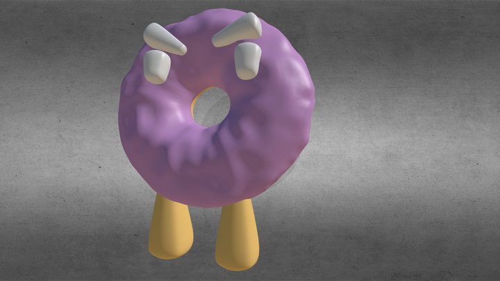 Donut Man 3D Model
