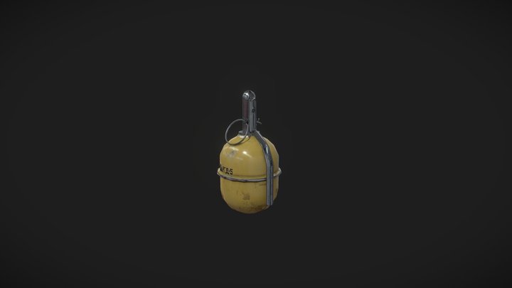 RGD-5 Russian grenade 3D Model