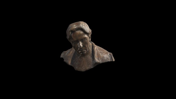 Bust George Enescu 3D Model