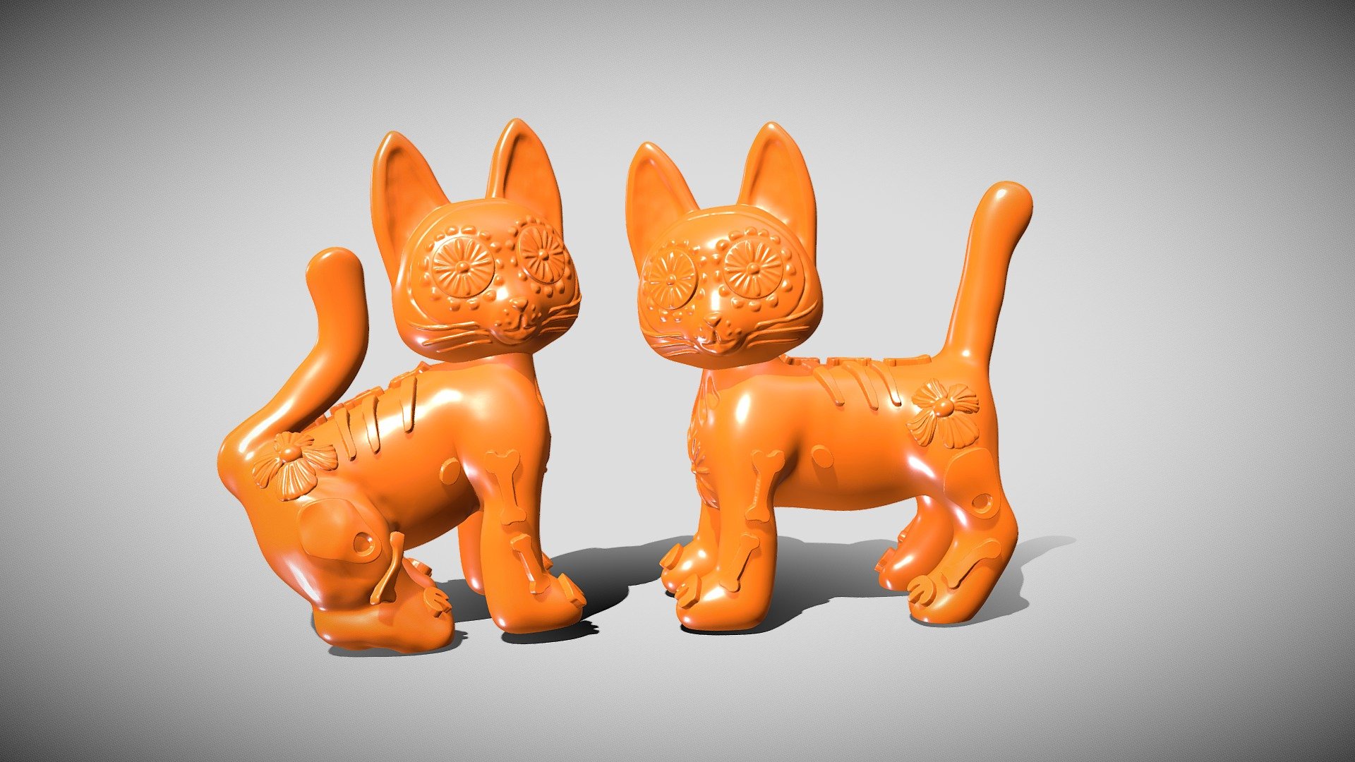 day-of-the-dead-cats-buy-royalty-free-3d-model-by-paburoviii-e826698