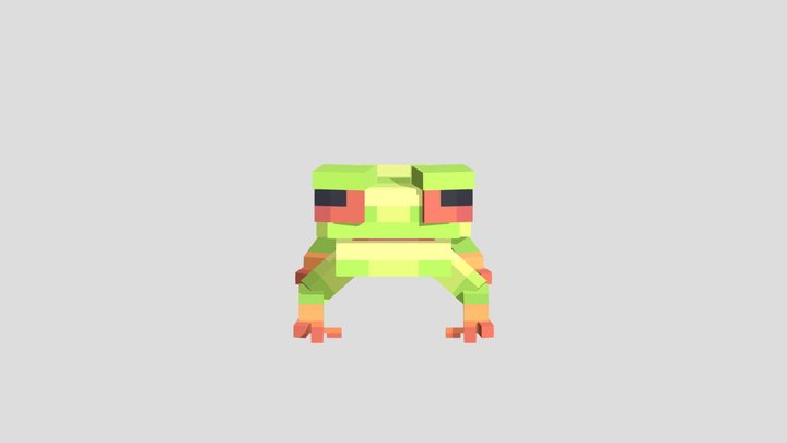 Tree Frog 3D Model