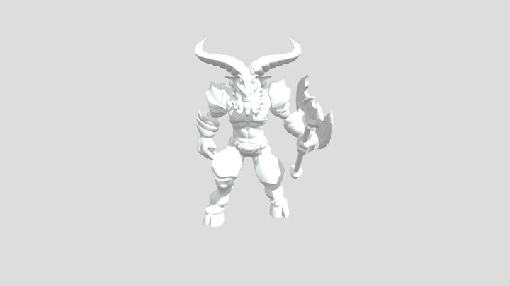 Beastman Warrior 3D Model