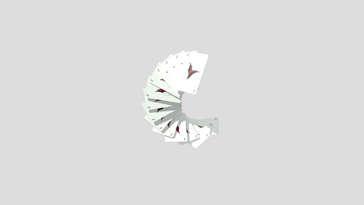 Cards 3D Model