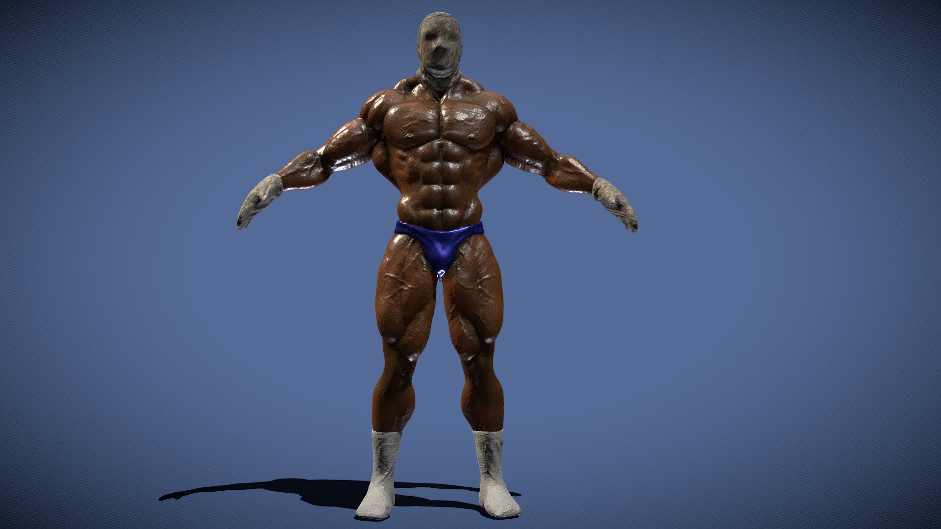 Bodybuilder Buy Royalty Free 3d Model By Rajatnidaria [e829832