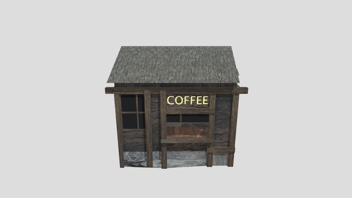 Coffee Cabin 3D Model