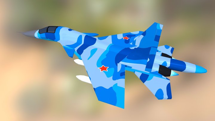Sukhoi SU34 3D Model
