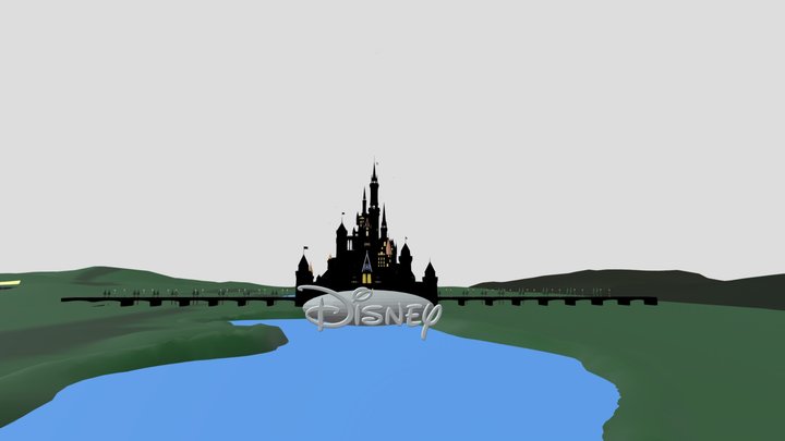 Disney (2011-present) logo remake 3D Model